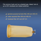 Fuel Tank Filter Replacement Bowl for Goldenrod 495 496 497