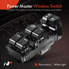 Front Left Power Window Switch for Honda Accord (2008-2012)