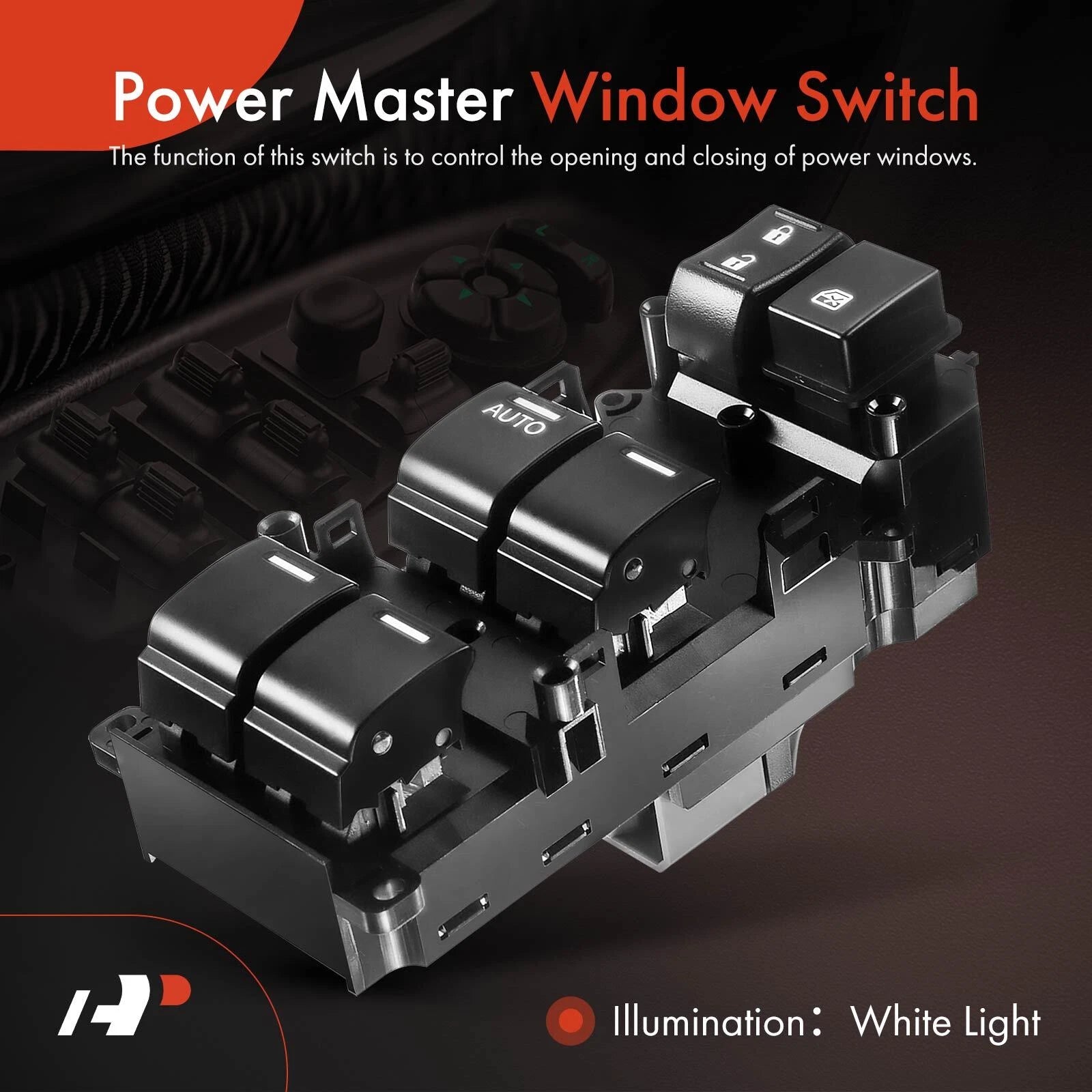 Front Left Power Window Switch for Honda Accord (2008-2012)