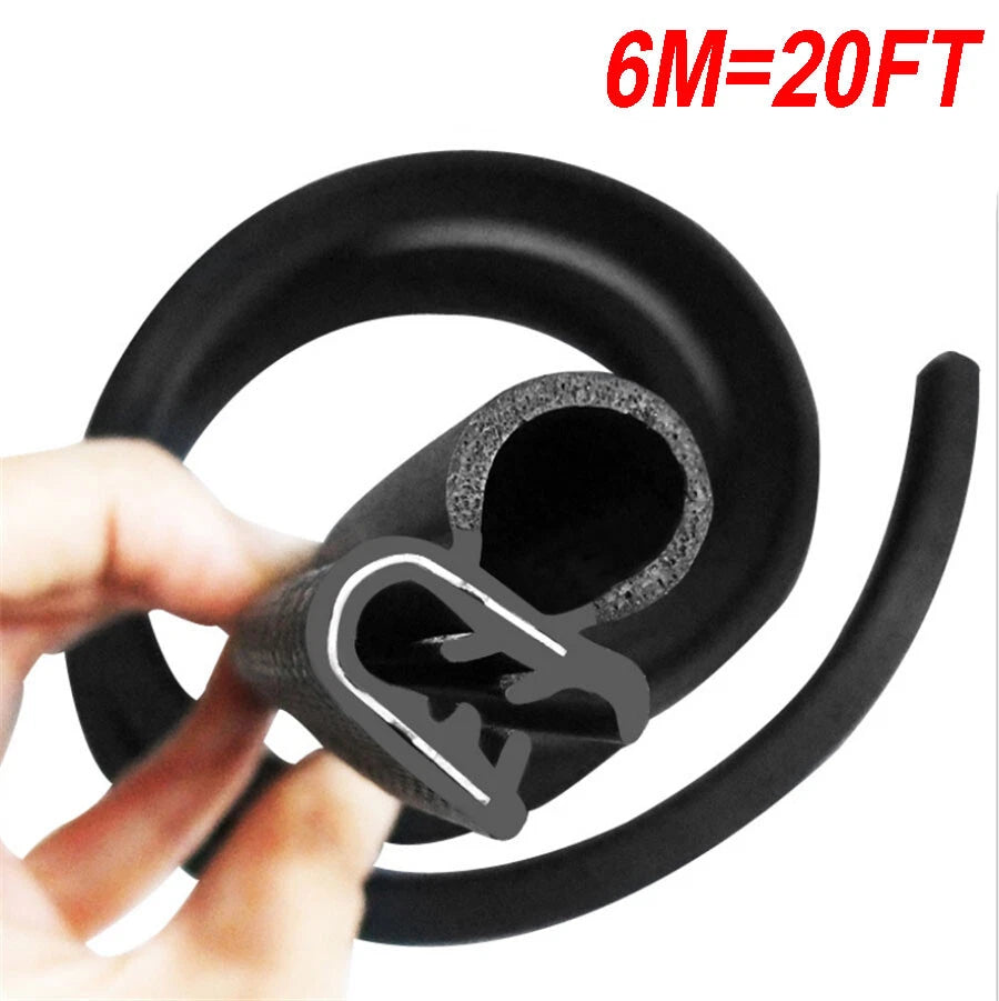 Rubber Seal Weather Strip for Car SUV (20ft, 2010–2020)