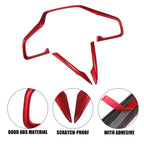 3 x Front Car Steering Wheel Cover Trim for Honda Civic (2016-2021)