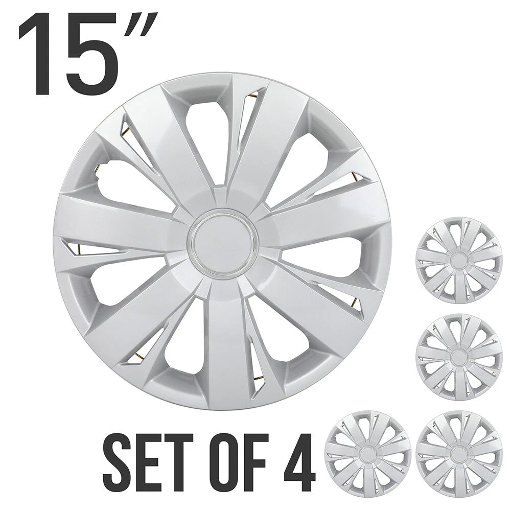 Set of 4 15" Wheel Hub Caps for All Makes Models