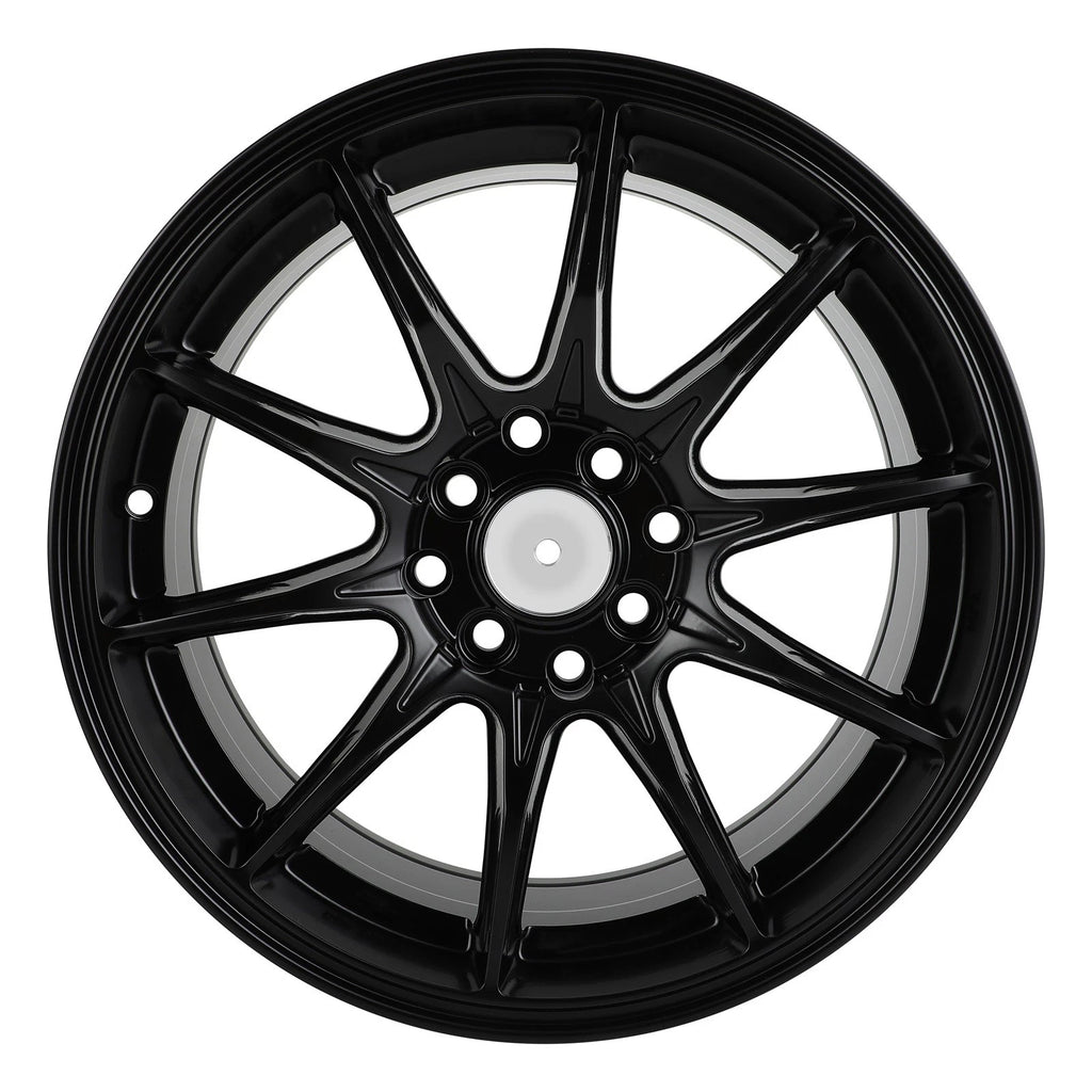 Set of 4 Matt Black Wheel Rims 16x7 inch 4x100/114.3 PCD 38mm Offset