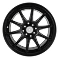 Set of 4 Matt Black Wheel Rims 16x7 inch 4x100/114.3 PCD 38mm Offset