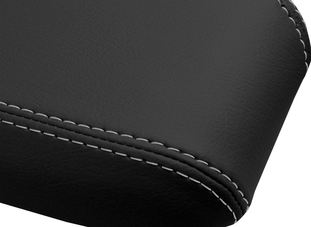 Console Lid Pull Over Cover Leather for Nissan Altima (2005–2006) Gray Stitch