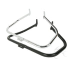 1 1/4 Chrome/Black Highway Engine Guard Crash Bar for Harley Softail (2007–2023)