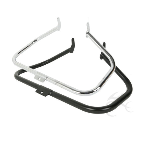 1 1/4 Chrome/Black Highway Engine Guard Crash Bar for Harley Softail (2007–2023)