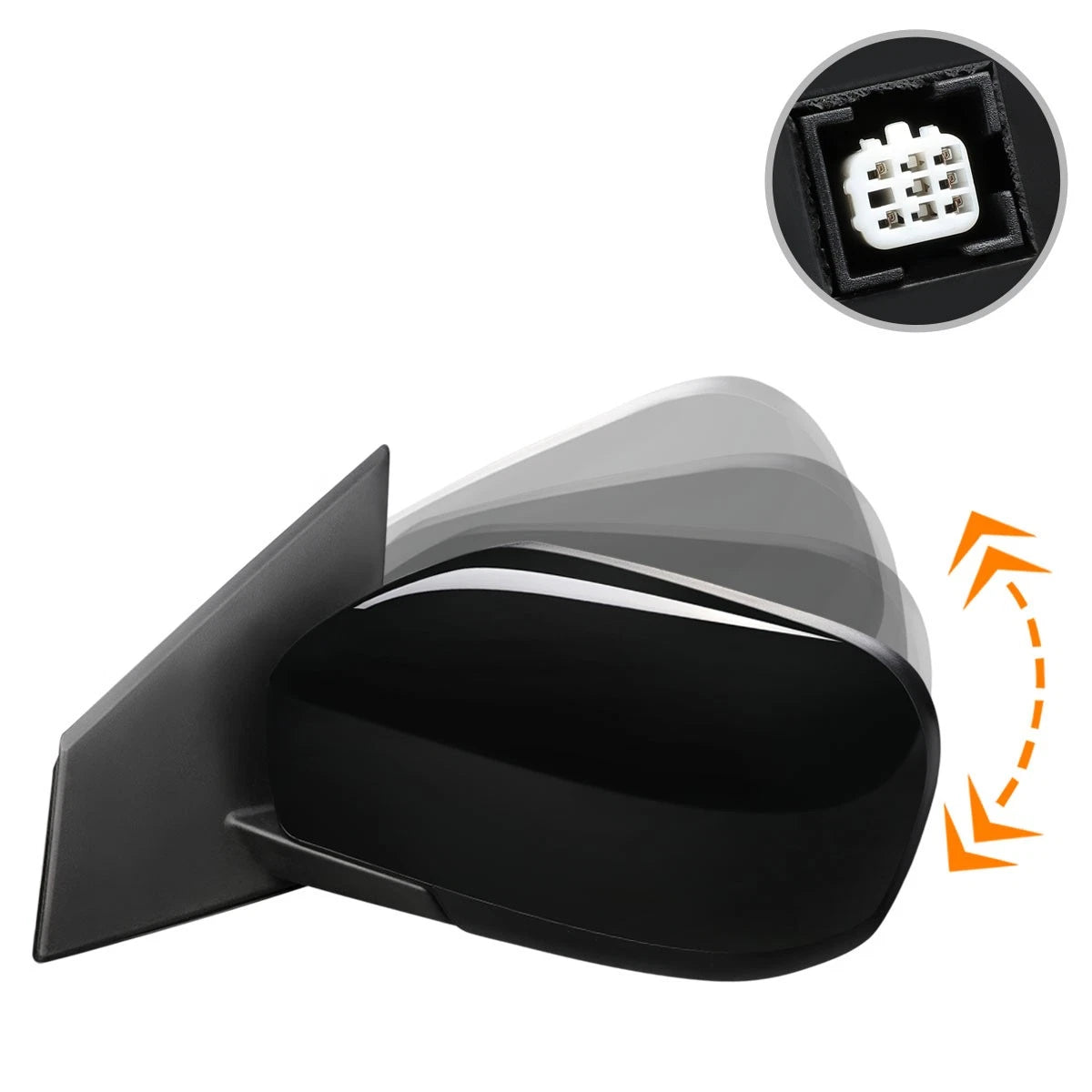 Powered Heated Side Rear View Door Mirror Left for Mazda CX-9 (2007–2009)