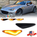 Dynamic Amber LED Front Side Marker Lights for Mazda MX-5 (2016–2023)
