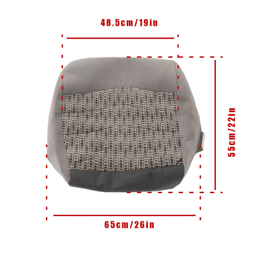 Front Driver Bottom Cloth Seat Cover for Ford F250 F350 F450 F550 XLT (1999–2000)