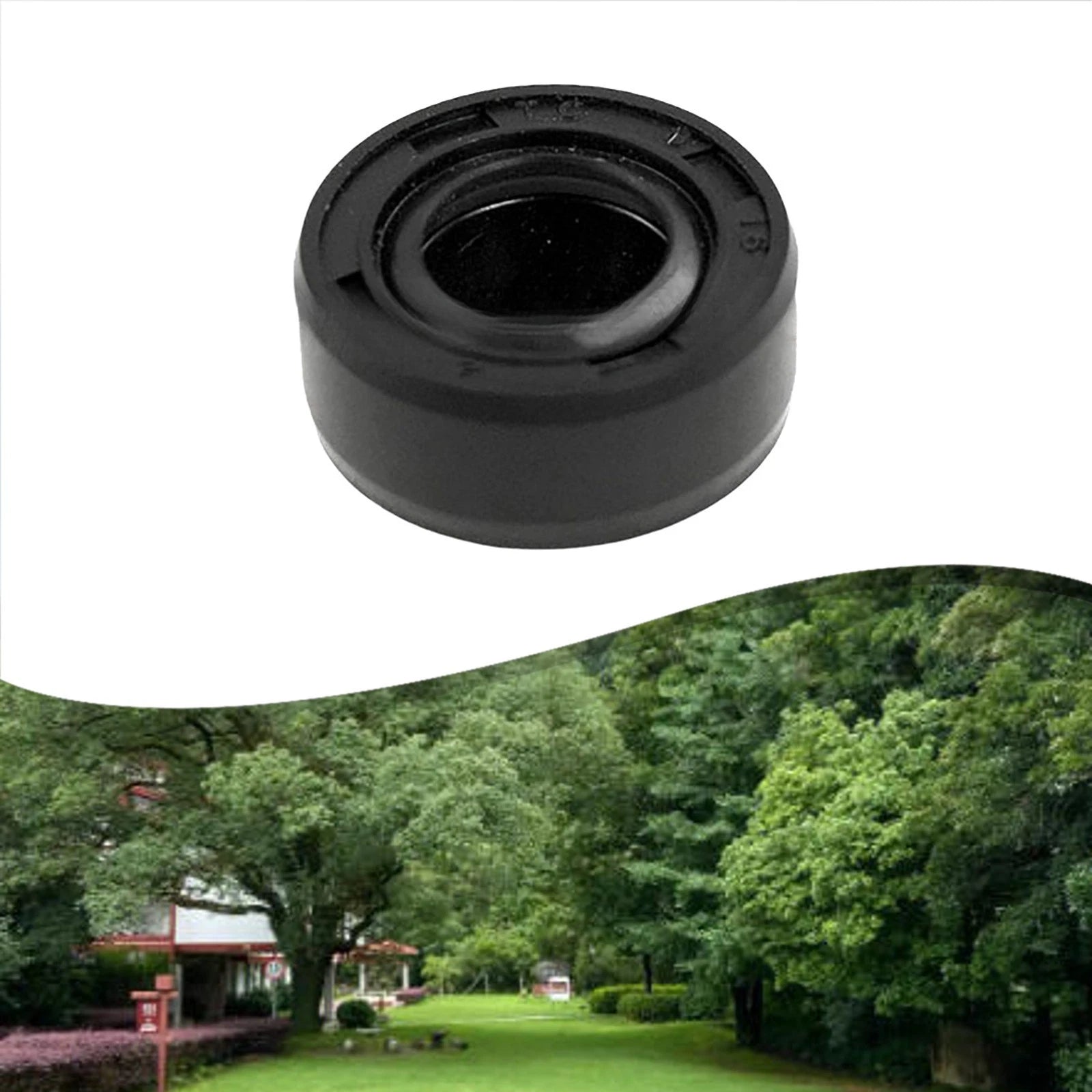 8x22x7mm Dual Lip Rubber Oil Seal for Chainsaw Lawn Mower (Fits )