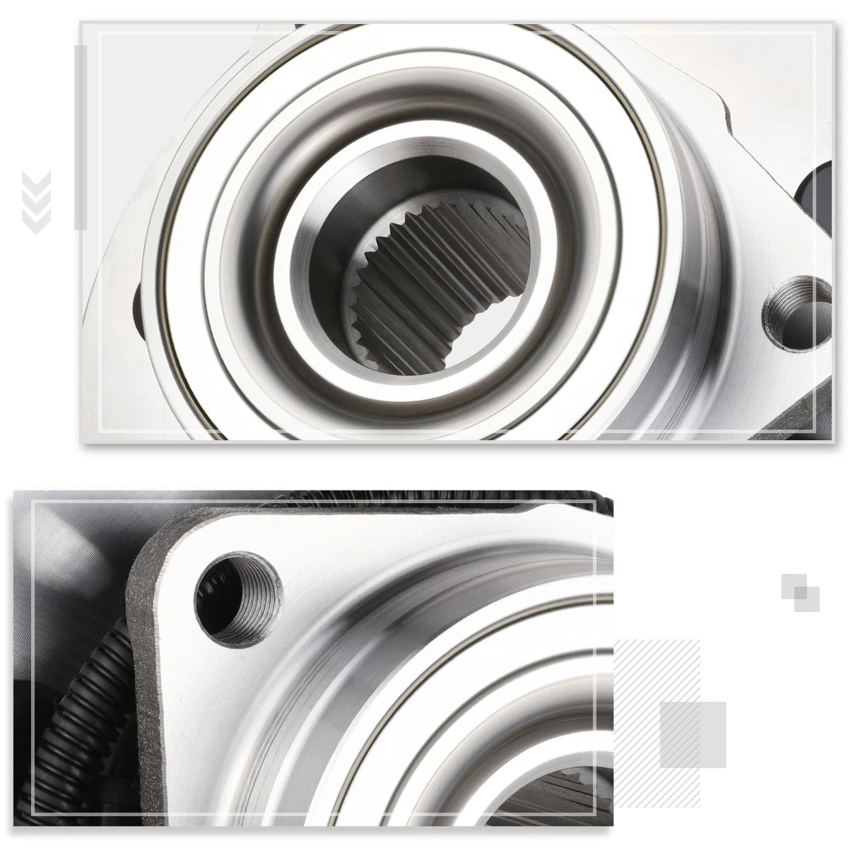 Front Wheel Hub Bearing Assembly w/ABS Sensor for Ford Expedition/Navigator (1997–2000)