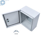 Weatherproof Steel Enclosure Box for NEMA 4X IP66 (12x10x6")