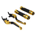 Folding Extendable Brake Clutch Levers for Kawasaki ZX636R (2003–2004) Gold