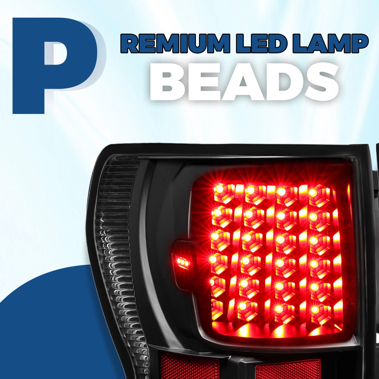 LED Tail Lights for Toyota Tundra (2007–2013) Left+Right