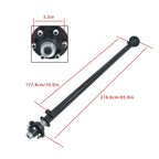 6K Trailer Axle for 6 Lug Vehicles (85" Hub Face, 70" Spring Center)