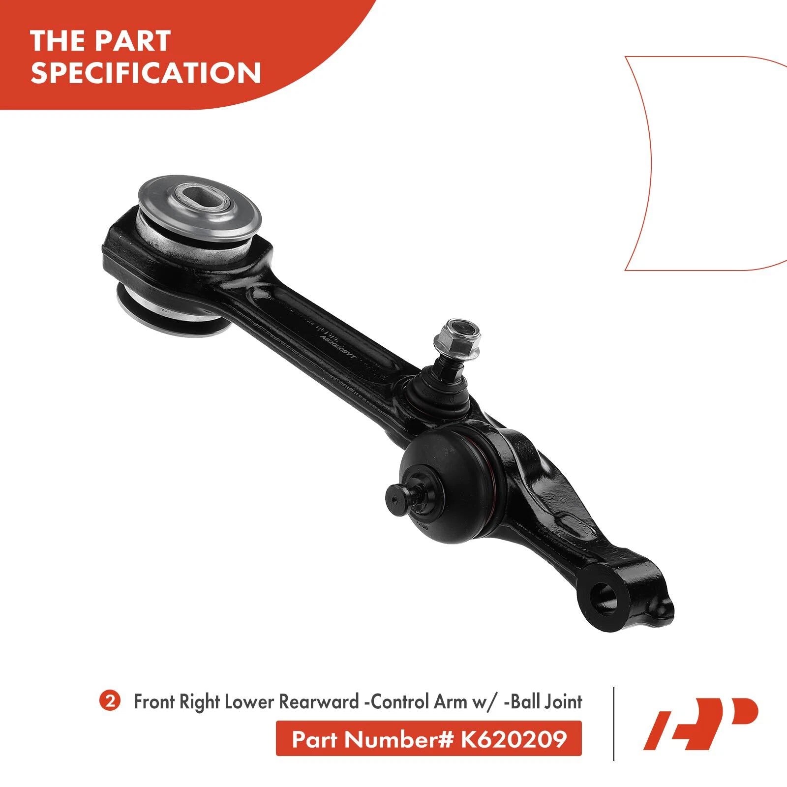 Set of 4 Control Arms with Ball Joints for Mercedes-Benz W220 (1999–2006)