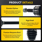 CV Axle Shaft Assembly for Honda Accord (2013–2014) Front Left