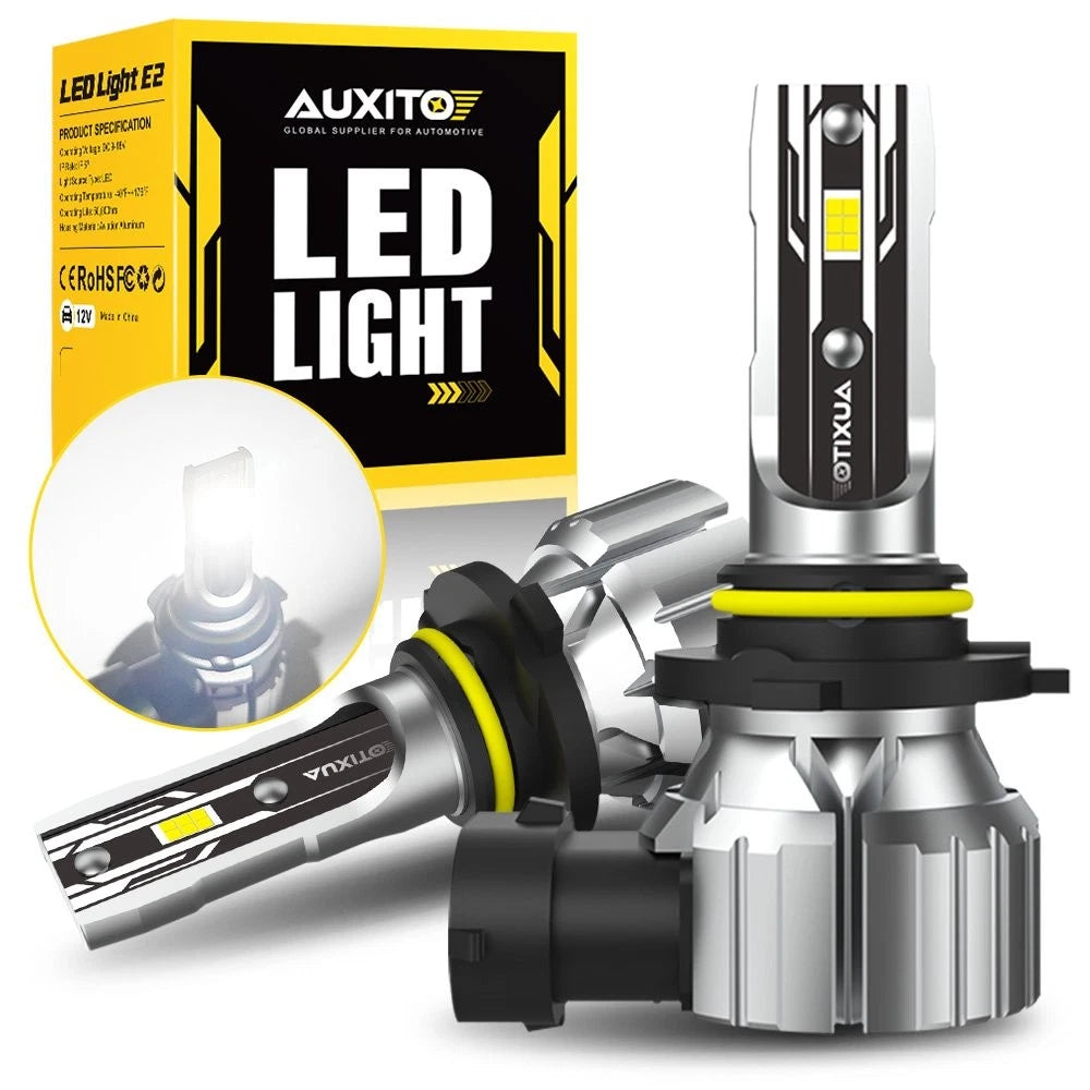 Set of 4 AUXITO 9006 HB3 LED Headlight Bulbs 6500K White for