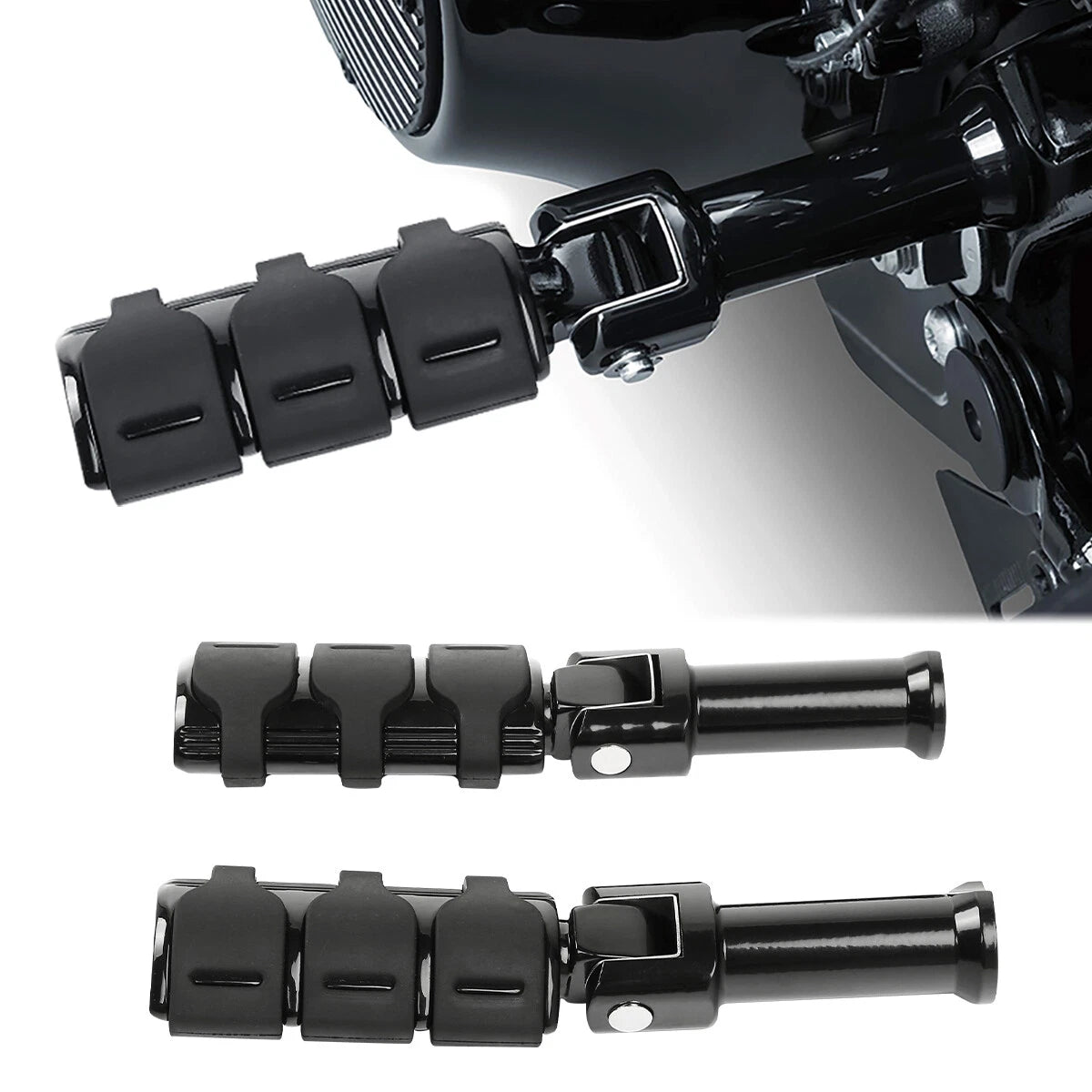 Footpeg Bracket Set for Harley Softail Low Rider Fat Bob (2018–2024)