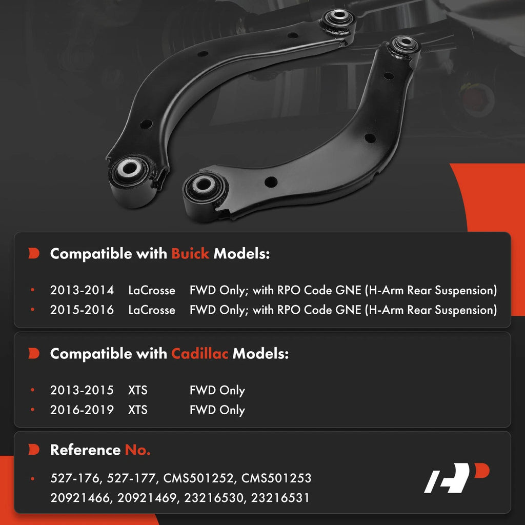 2X Rear Upper Control Arm Kit for Buick LaCrosse Cadillac XTS (2010–2019)