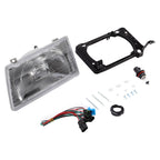Headlights with Bulbs & Wiring Kit for Peterbilt 375 385