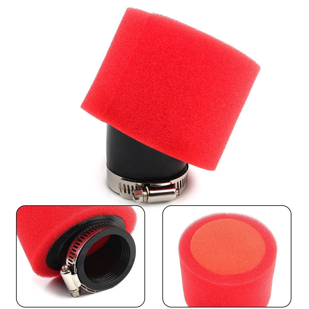 Red Foam Air Filter for 110CC 125CC 150CC Buggy ATV Dirt Bike (38mm)