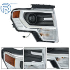 Chrome Projector Headlight for Ford F150 (2013-2014) Right Side