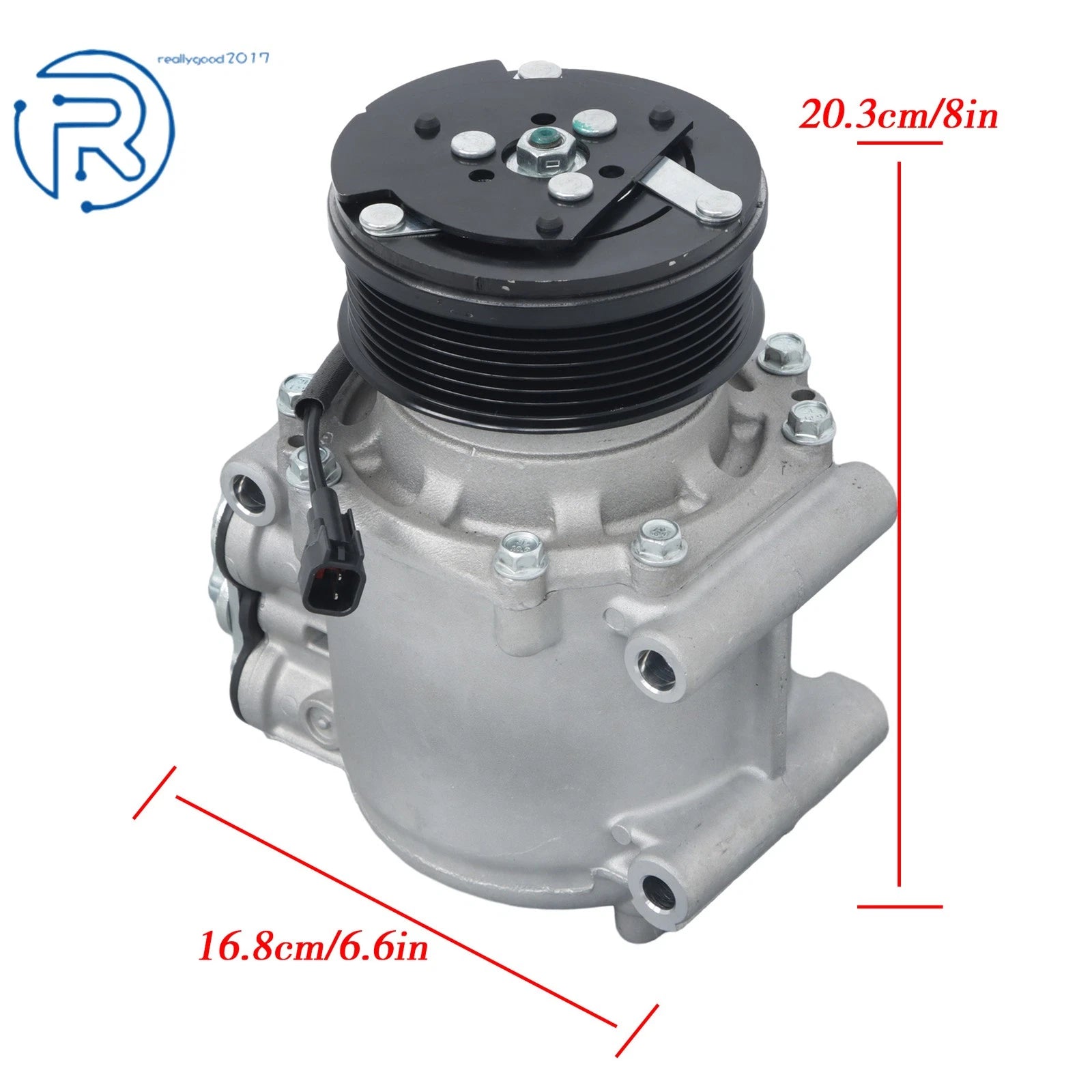 A/C Compressor with Clutch for Ford E-150, E-250, E-350, Expedition (1997-2002)