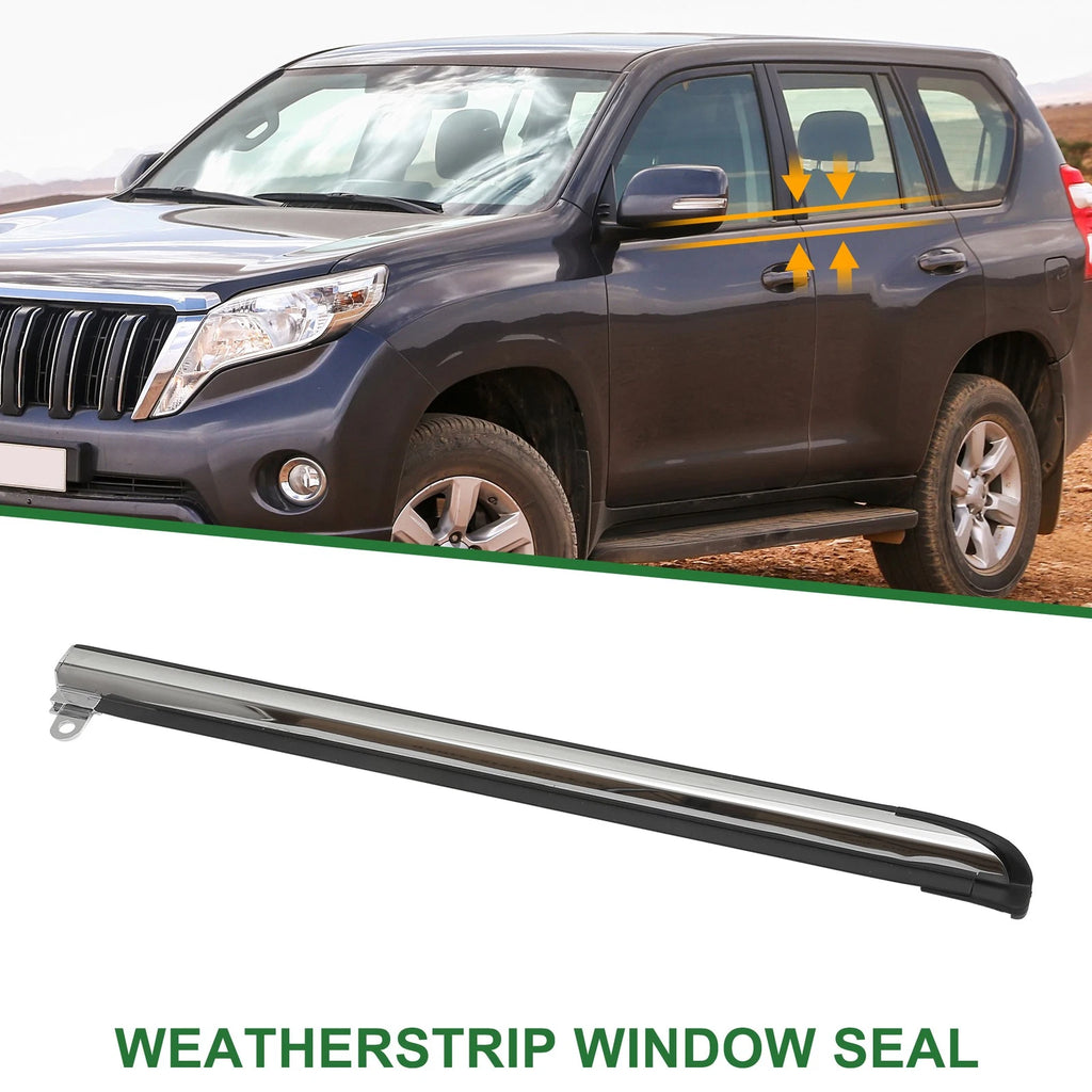 1pc Rear Right Weatherstrip Window Seal No. 7566060070 for Toyota Land Cruiser (2008–2021)