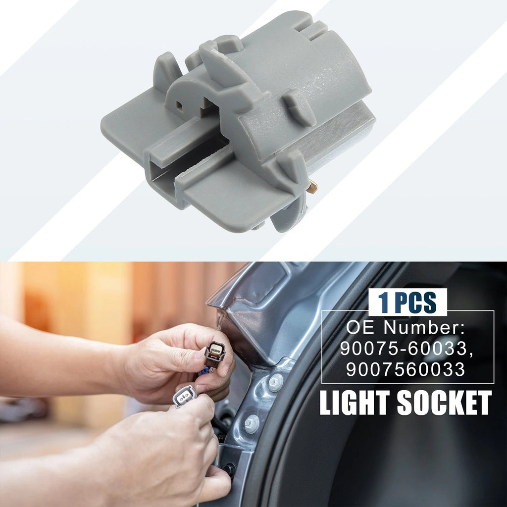 Tail Brake Light Bulb Socket Holder 90075-60033 for Toyota 4Runner (2010–2013)