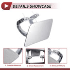 Front Left Washer Nozzle Cover Cap for Mercedes-Benz S350 (2012–2013) Silver Tone