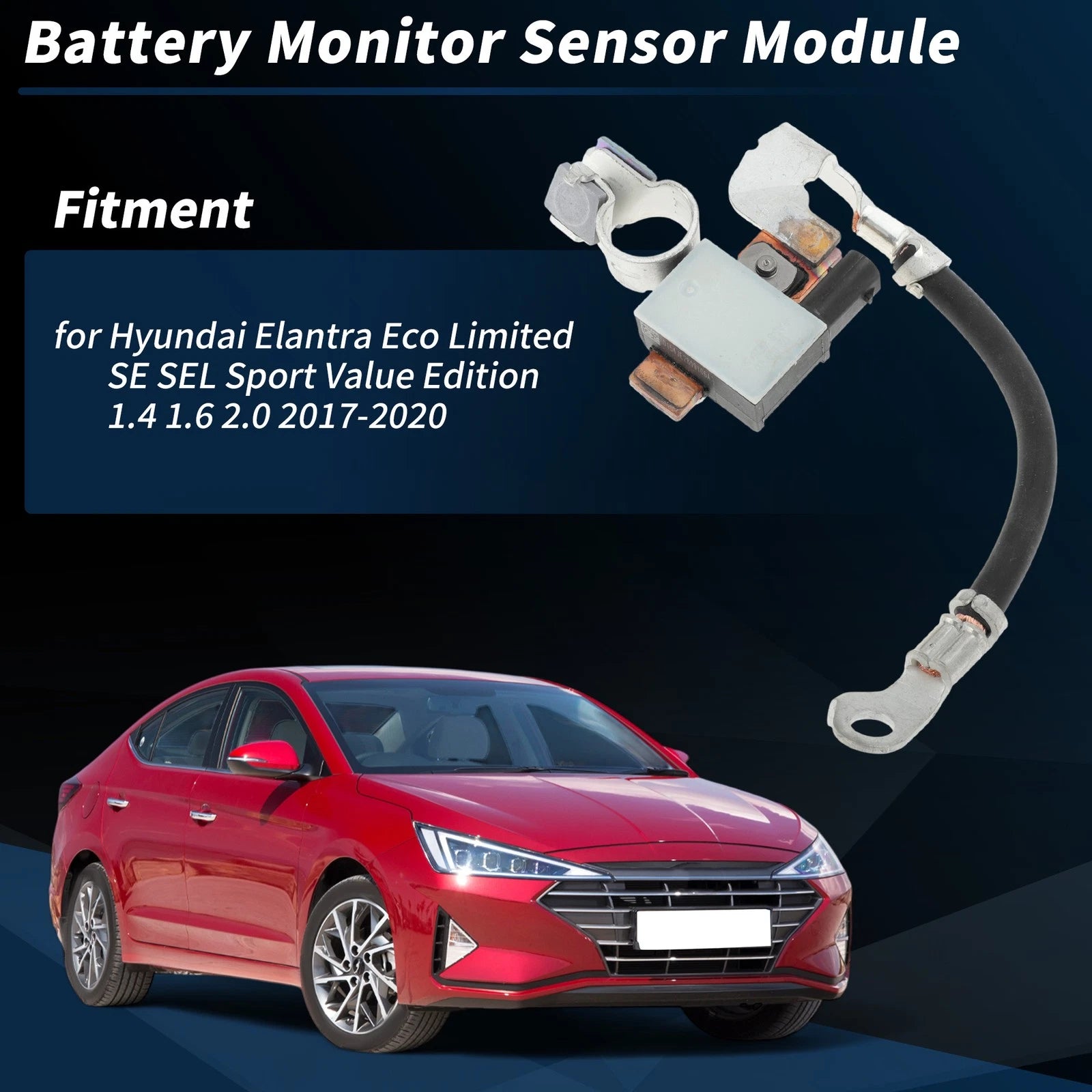 Battery Current Sensor No.37180F2100 for Hyundai Elantra (2017–2020)