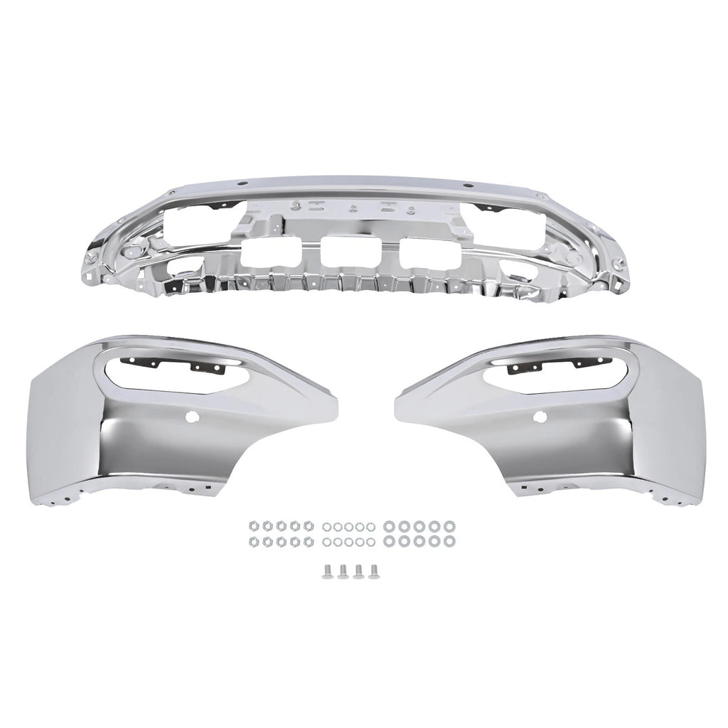 Chrome Front Bumper Cover for GMC Sierra 1500 (2016–2018)