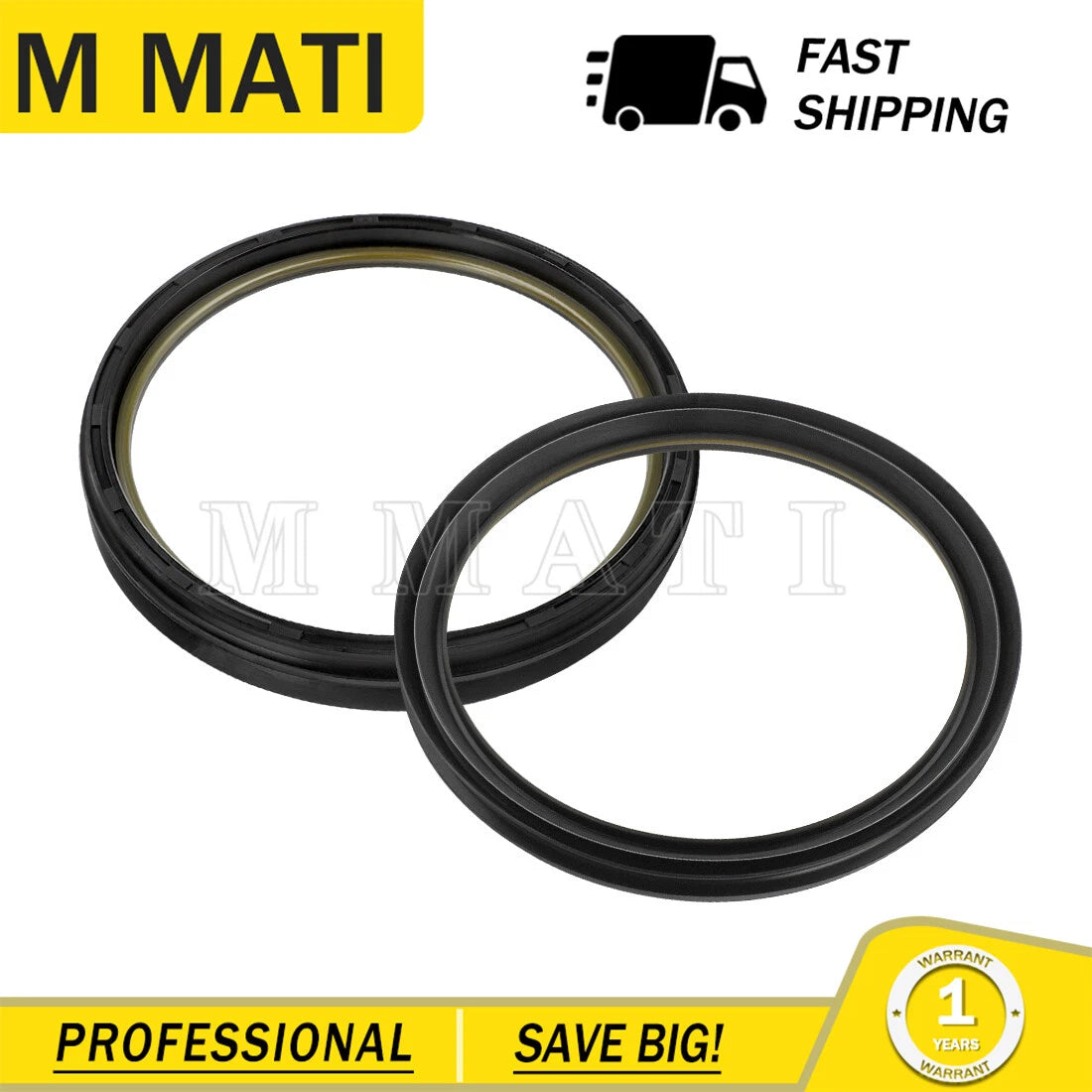 2X Front Brake Drum Dust Seal for Honda FourTrax 300 4x4 TRX300FW (1998–2000)