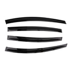Set of 4 Rain Guards Window Visors for Toyota 4Runner (2010–2024) Black