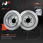 Drilled Rear Rotor for Ford F-150, Lincoln Mark LT (2004–2011)