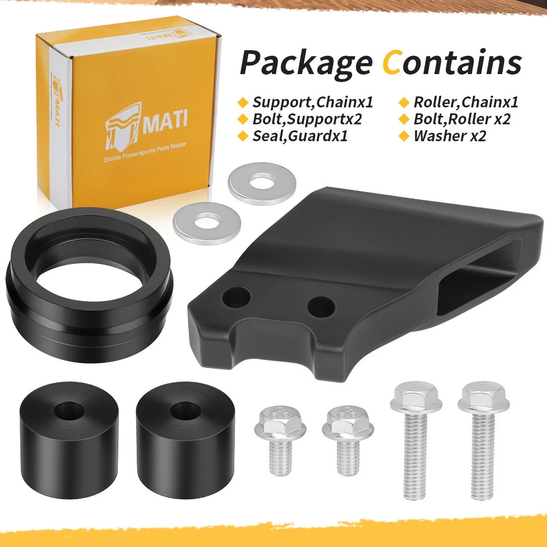 Rear Chain Guide Support Slider for Yamaha Blaster YFS200 (1988–2006) 38W-22199-00-00