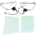 Set of 4 Door Glass Kit for Jeep Grand Cherokee (2001–2004)