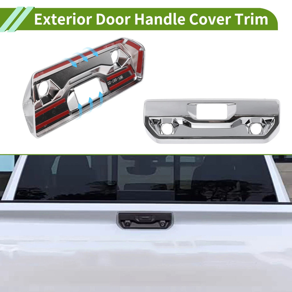 Exterior Door Handle Cover Trim for Chevrolet Silverado 1500 (2019–2024)