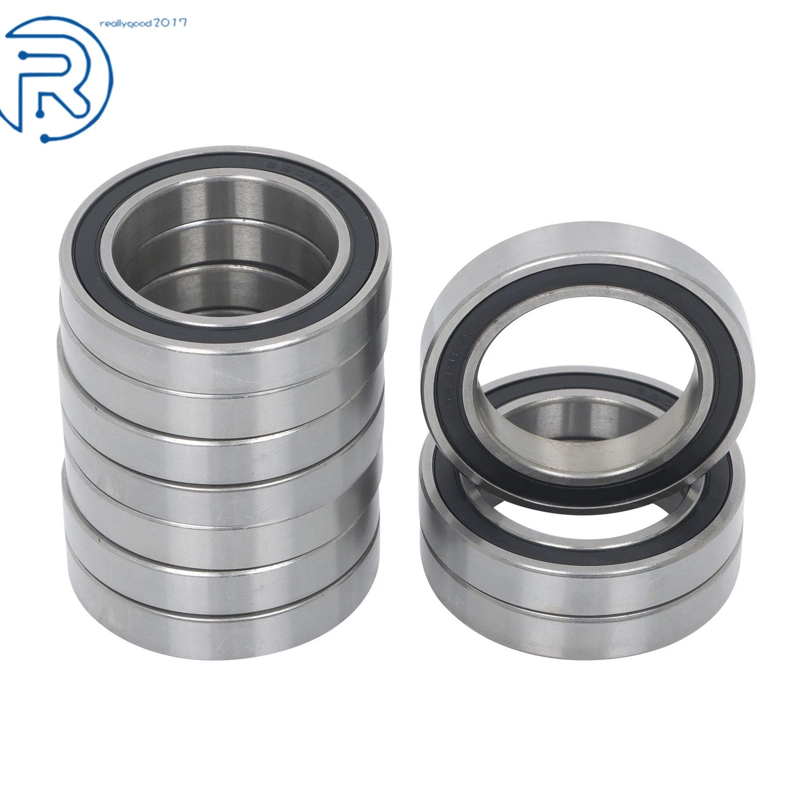 Set of 10 Bore Sealed 6909-2RS 45x68x12mm Pre-Lubricated Ball Bearings