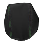 Leather Console Lid Armrest Cover for Subaru Impreza WRX (2000–2007) Green Stitch