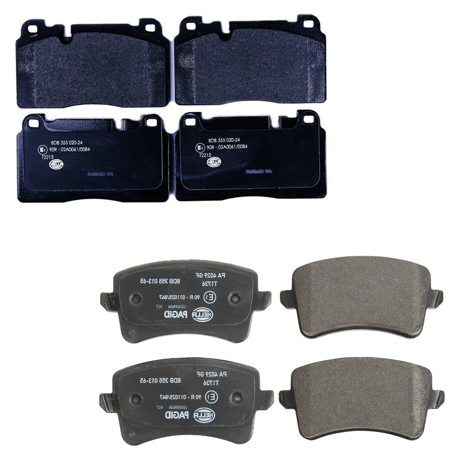 Hella Low-Metallic Disc Brake Pads Kit for Audi Q5 (2016–2017)