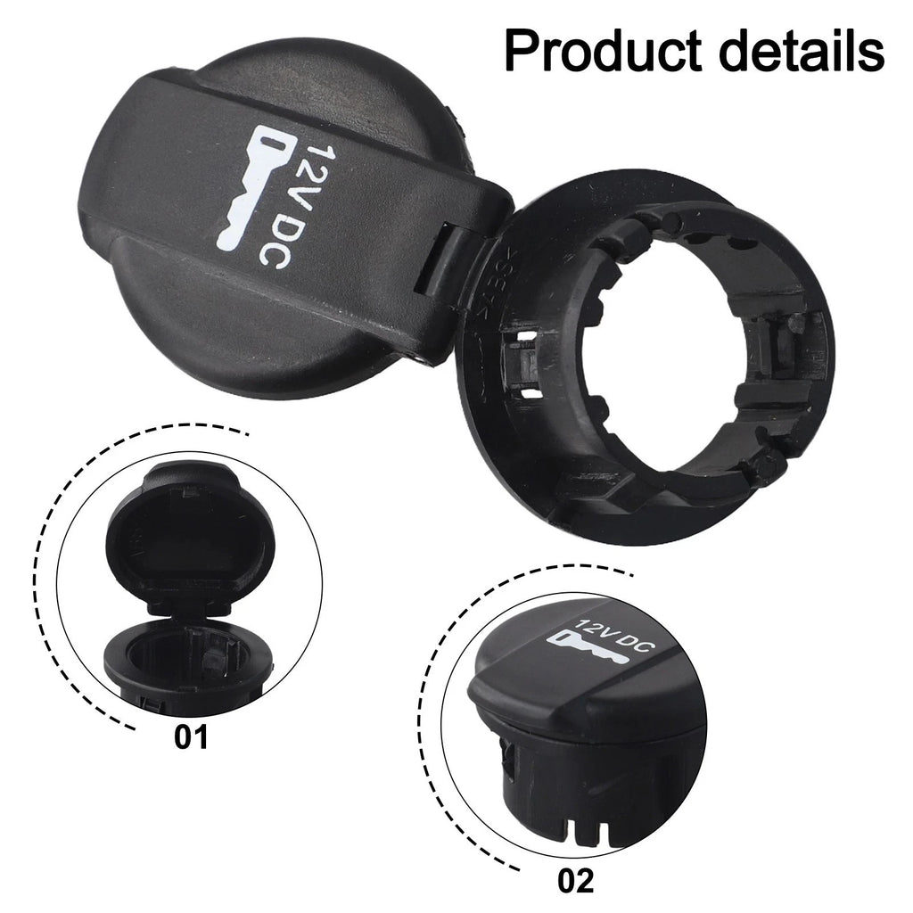 12V Power Outlet Cap Cover for Jeep Wrangler & Ram Truck