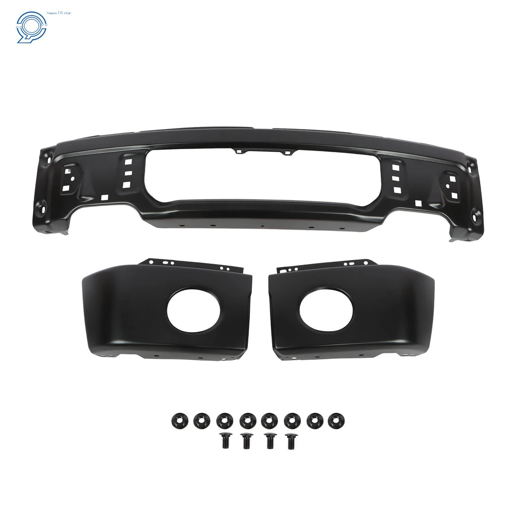 Front Bumper for Ford F150 (2009–2015) with Fog Light Hole, Black Steel