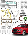 Timing Chain Kit with Head Gasket & Piston Rings for Chevy Sonic Cruze (2011–2016)