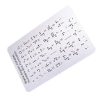 Tactile Braille Learning Tool Metal Board for Blind Education (2023)