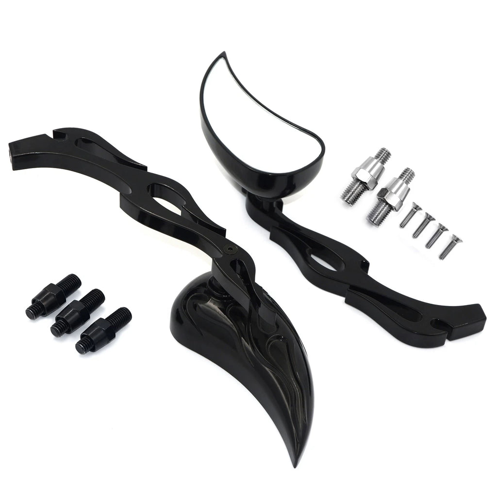 Teardrop Mirror for Yamaha Cruiser Royal Star Road Star V-Star Max Warrior (1996–2023)