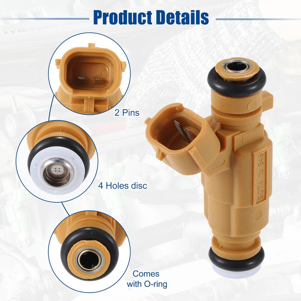 Set of 4 Fuel Injector Nozzles 35310-2B020 for Kia Rio III UB (2011–2018)