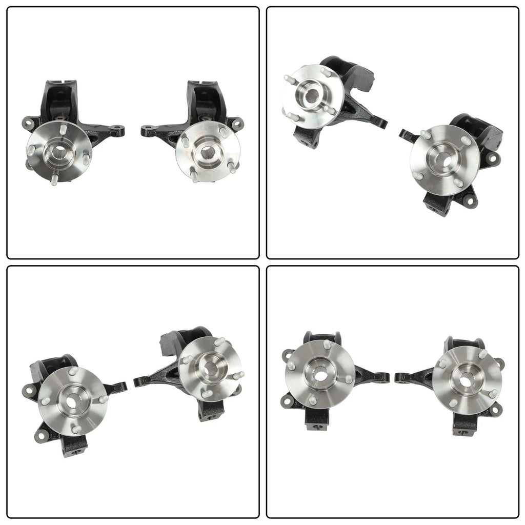 Set of 2 Loaded Steering Knuckles for Ford Focus (2006-2011)